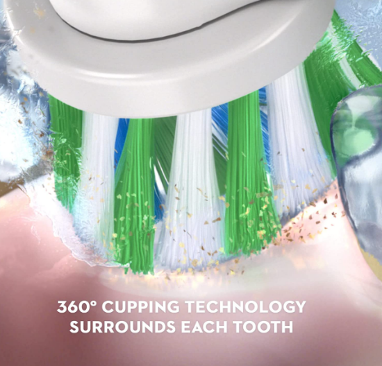 صورة أورال بي فرشاة الأسنان الكهربائية برو 1000 كروس أكشن