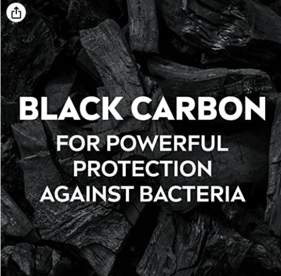 صورة نيفيا اسبراى مزيل العرق للرجال، مضاد للبكتيريا من الكربون الاسود، رائحة الخشب المنعشة، سعة 150 مل