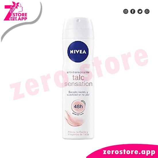 Picture of Nivea, Antiperspirant, Deodorant, Spray, Talc Powder Soft, Lasts 48 Hours, 150 ml