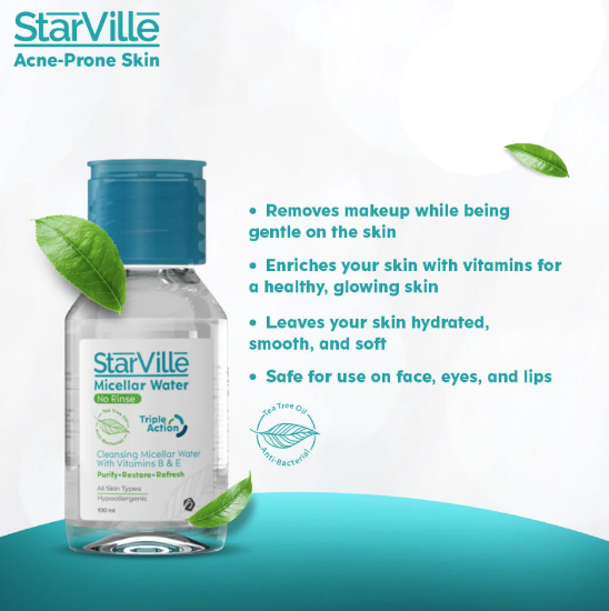 Picture of starville micellar water 100 ml 