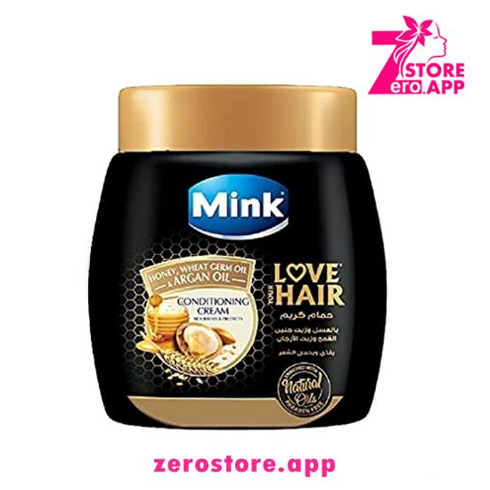 صورة  مينك حمام كريم بخلاصة زيت جنين القمح وزيت الأرجان 400 جم