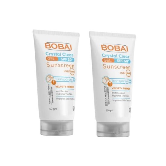 صورة جل بوباي كريستال كلير الواقي من الشمس SPF 50+ 50 جرام 1 + 1