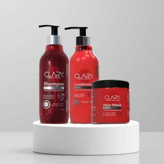 صورة شامبو وبلسم وقناع للتحكم في تساقط الشعر من كلاري - عرض ترويجي