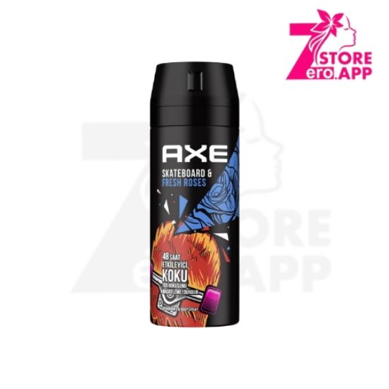 صورة Axe بخاخ مزيل العرق AXE - رائحة لوح التزلج والورد الطازج 150 مل