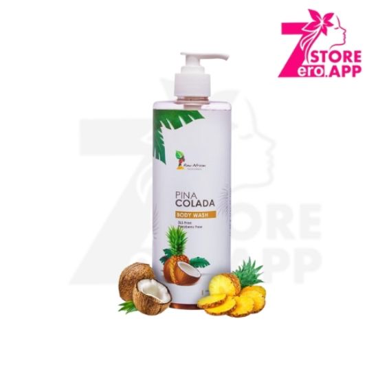 صورة  غسول للجسم بنكهة بينا كولادا | ٥٠٠ غرام | جل استحمام | منظف عضوي | مقشر لطيف | أناناس | جوز الهند