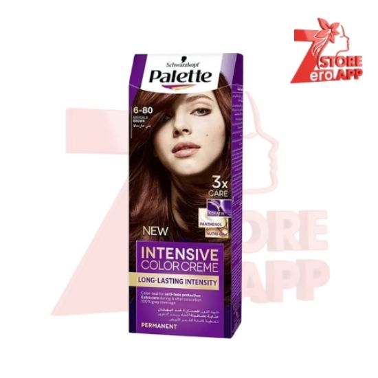 صورة باليت صبغة شعر كريمية دائمة للنساء، بني مارسالا 6-80