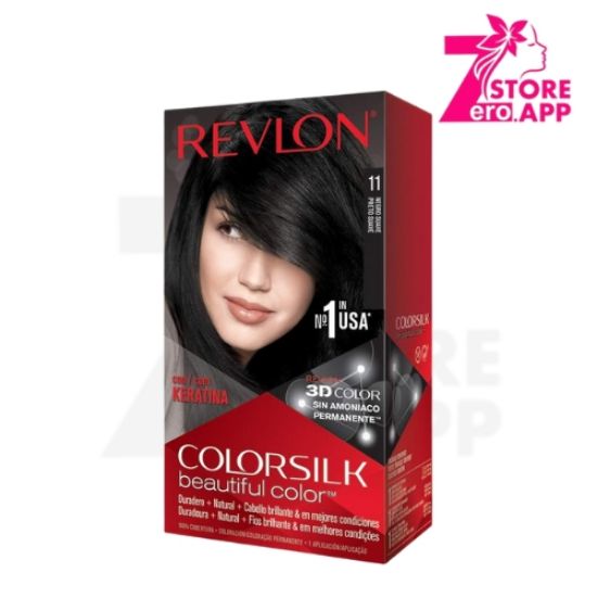 صورة ريفلون كولور سيلك، لون 11 أسود ناعم