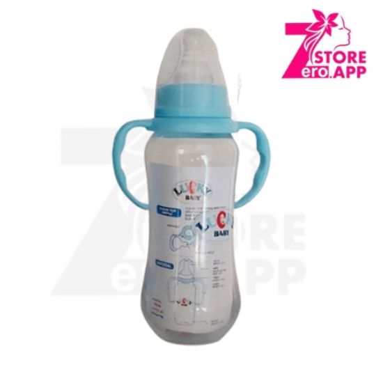 صورة ببرونة بلاستيك من لاكي بيدين 280 مل – لبني