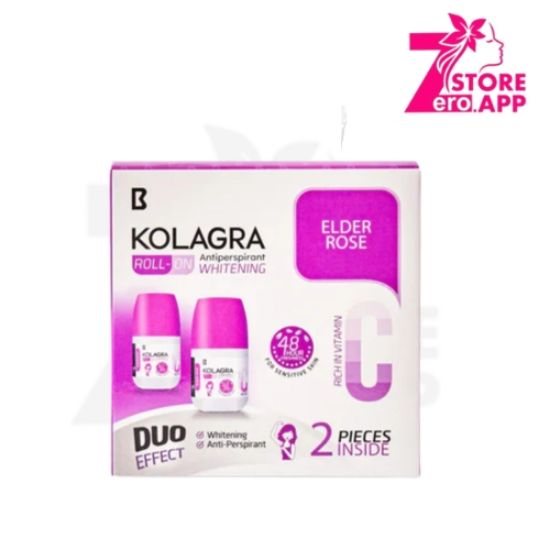 صورة رول تبييض كولاجرا برائحة الورد البلسان 1+1