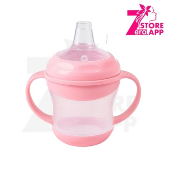 صورة كوب الأطفال بماصة سيليكون ويدين 160 مل من سمارت بيبي – بينك