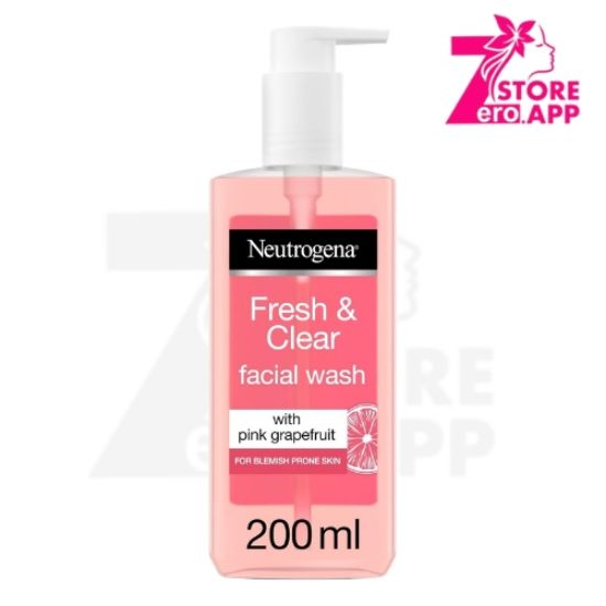 صورة  نيتروجينا غسول للوجه منظف ومنقي بالجريب فروت الوردي من نيتروجينا - 200 مل