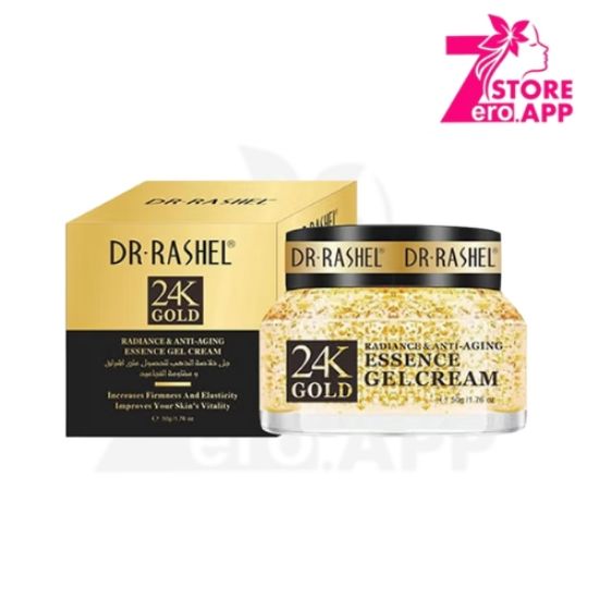 صورة كريم بشرة دكتور راشيل 50 جرام خلاصة الذهب مقاوم للتجاعيد 