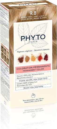 صورة صبغة شعر دائمة من فيتو باريس، 9.8 أشقر بيج فاتح جدًا - لون أشقر بيج طبيعي ومشرق