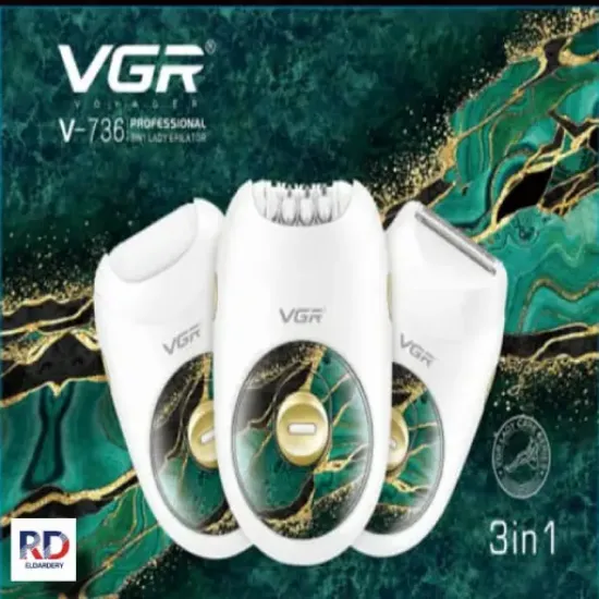 صورة جهاز إزالة الشعر الكهربائي اللاسلكي VGR V-736 3 في 1