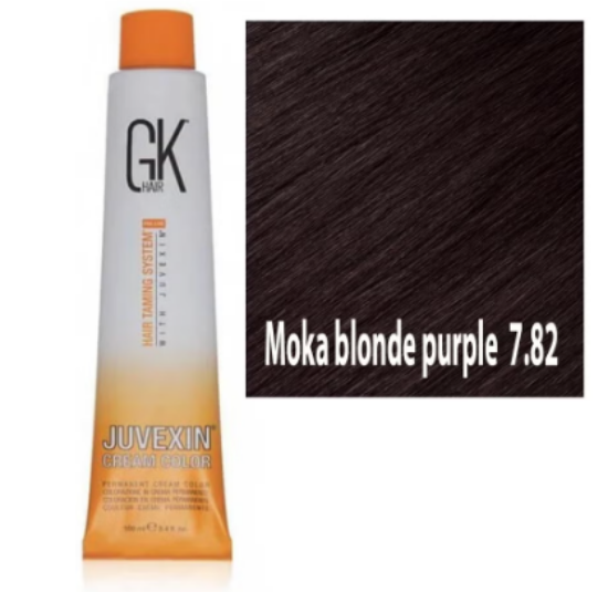 صورة صبغة شعر أشقر بنفسجي موكا 7.82