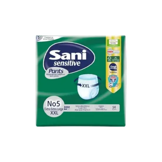 صورة ساني حفاضات بانتس لكبار السن مقاس  XXL كبير جداً   14 قطعة   