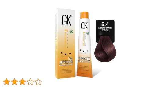 صورة صبغة شعر جي كي هير - لون بني نحاسي فاتح درجة 5.4