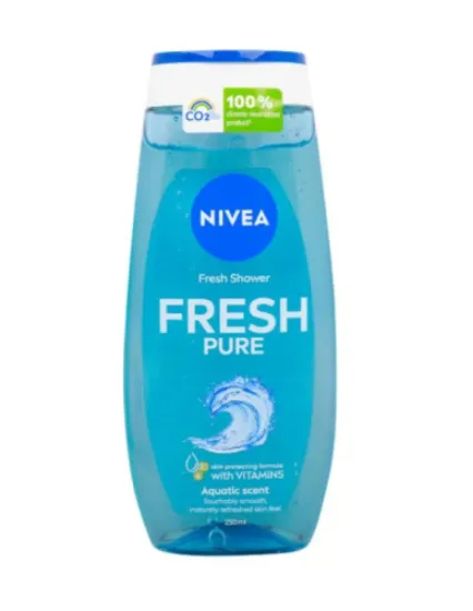 صورة نيفيا غسول الجسم جل الاستحمام برائحة معادن البحر النقية المنعشة، 250 مل