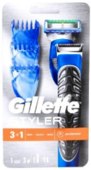 صورة جيليت 3 في 1 فيوجن بروغلايد ستايلر - أزرق