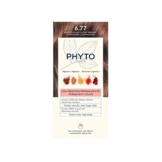 صورة صبغة شعر فيتو كولور 6.77 بني كابتشينو فاتح