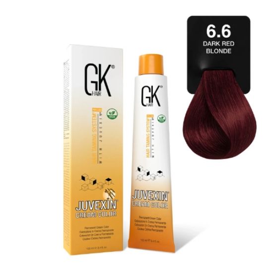 صورة لون شعر جي كي هير - 6.6 أشقر أحمر غامق