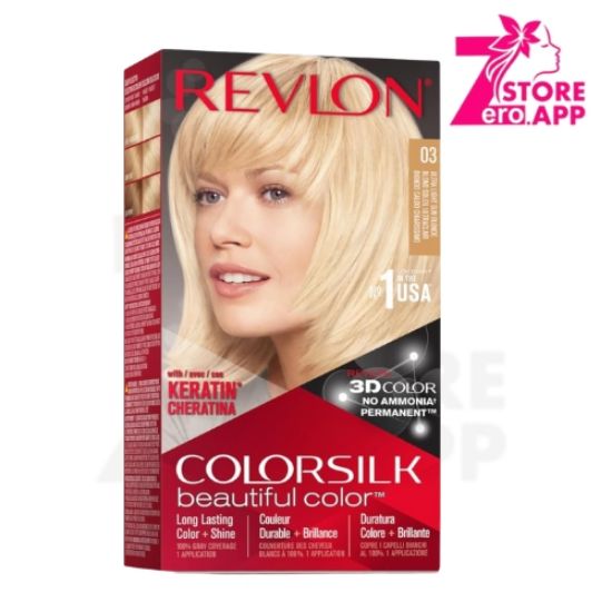 صورة ريفلون كولور سيلك رقم 03 أشقر فاتح مشمس