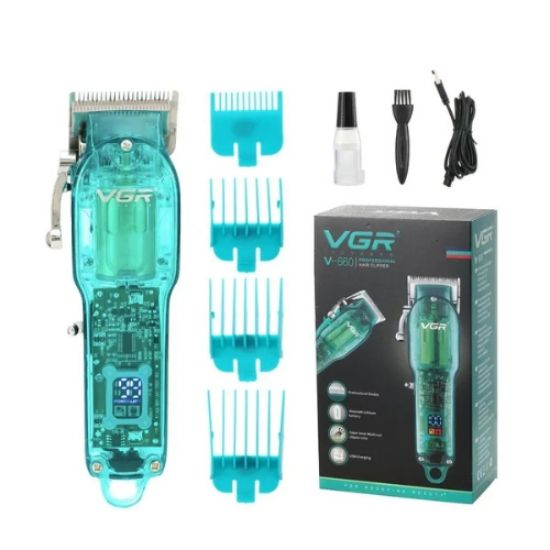 صورة ماكينة حلاقة الشعر واللحية الاحترافية VGR V-660 مع ماكينة قص الشعر 