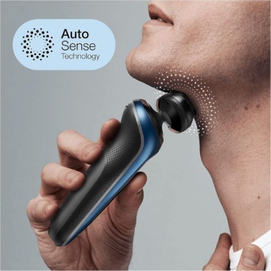 صورة براون سيريز 6 ماكينة قص الشعر والتشذيب، 61-B7500CC - أزرق