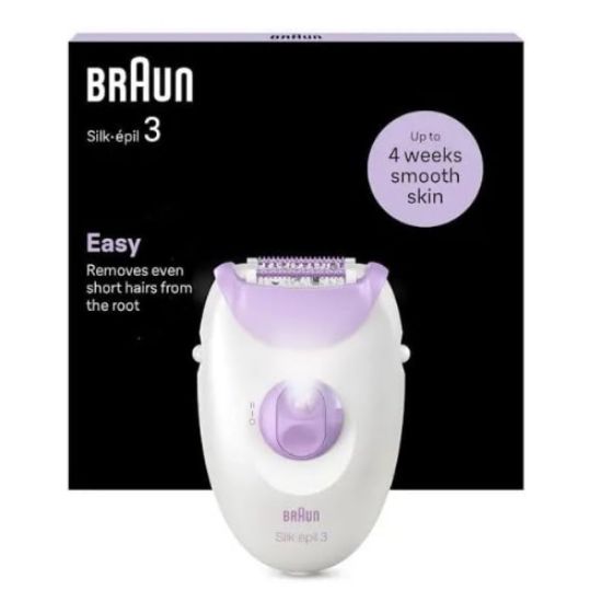 صورة ماكينة إزالة الشعر من براون سيلك ابيل - أرجواني اللون SE 3-000