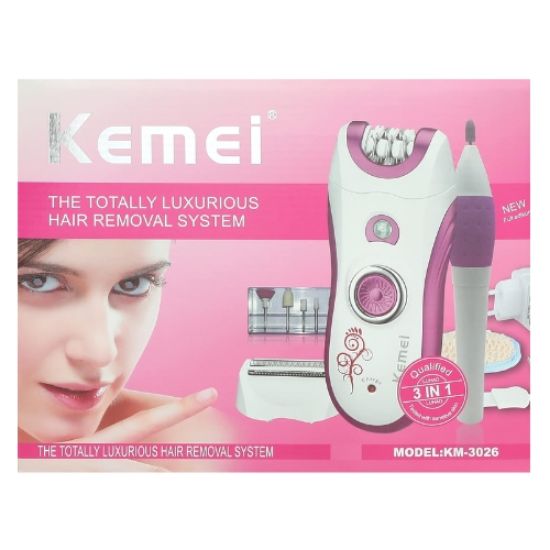 صورة نظام إزالة الشعر الفاخر Kemei KM-3026