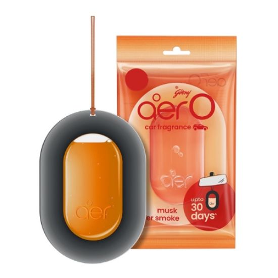 صورة معطر جو للسيارة من جودريج إير أو | إكسسوارات السيارات | برائحة المسك بعد التدخين (7.5 غرام) ( علبه مكونه من 4  قطع )