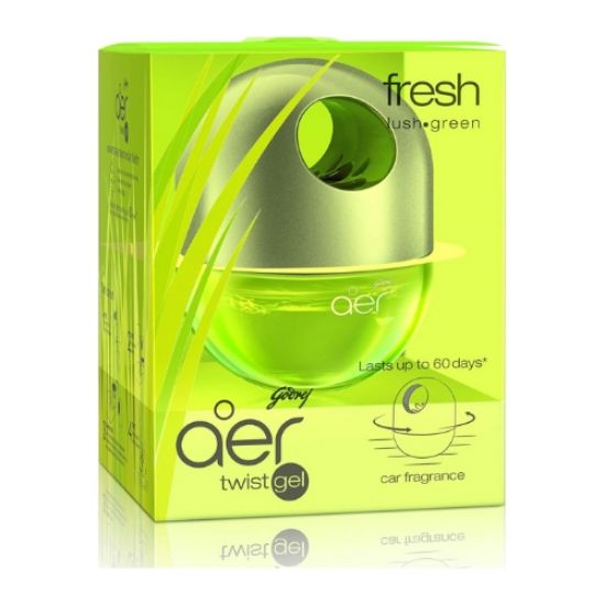 صورة معطر جودريج إير تويست - معطر سيارة - أخضر منعش وجميل 45 غرام