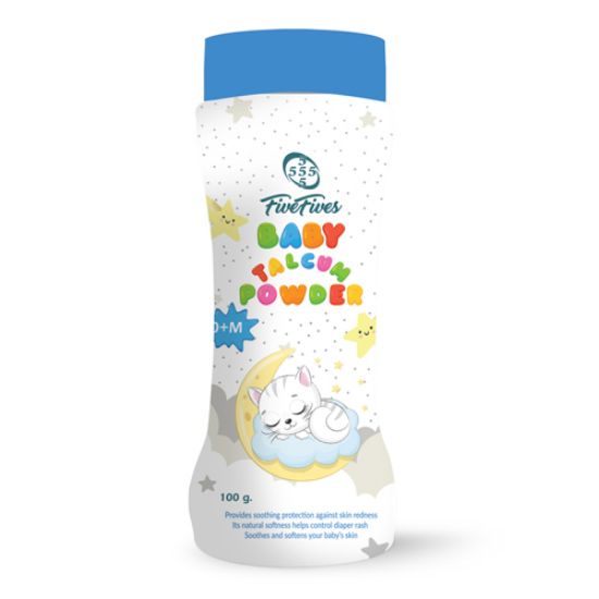 صورة بودرة تلك خمس خمسات 100 جرام بدون رائحة أزرق