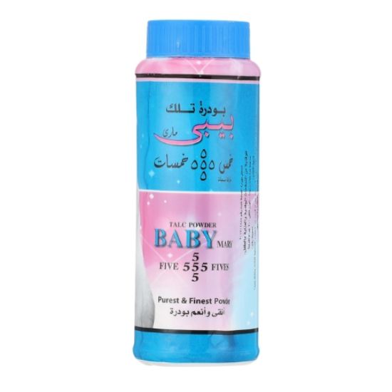 صورة بودرة تالك بيبي ماري من فايف فايفز خالية من العطور - 200 غرام