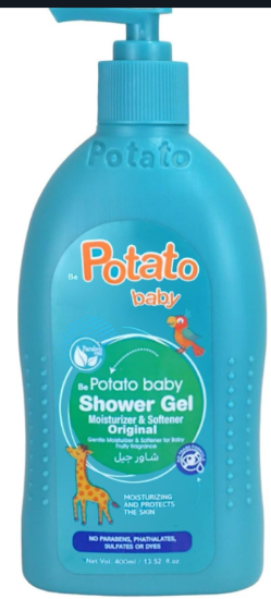 صورة جل استحمام للأطفال ، مرطب ومنعم للبشرة، خالٍ من البارابين، أصلي - 400 مل