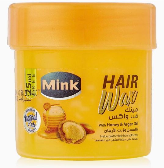 صورة كريم شعر المنك مع بلسم، عسل، زيت الأرغان، وزيت جنين القمح - 100  مل