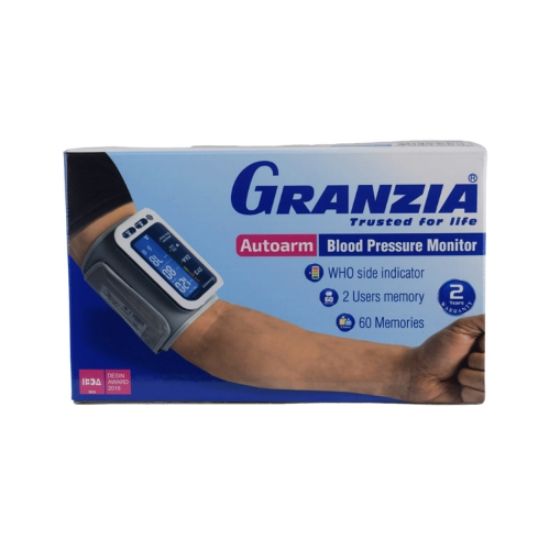 صورة جرانزيا Autoarm جهاز قياس ضغط الدم التلقائي - أبيض