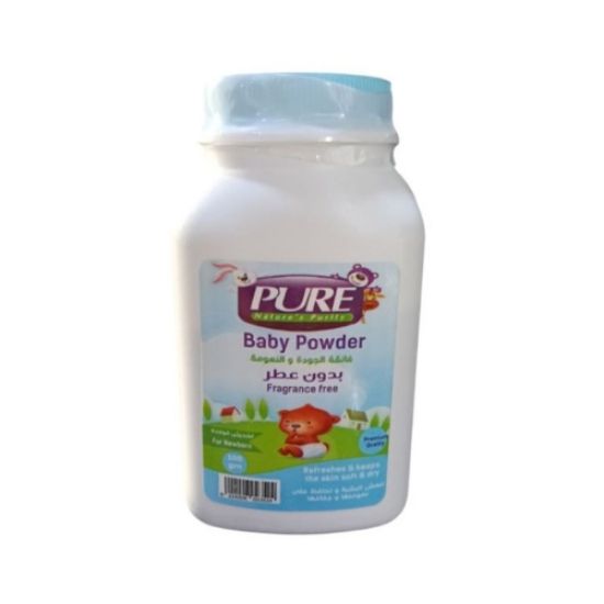 صورة بيور بودرة تلك عبوة بدون عطر 100 جم