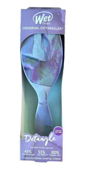 صورة فرشاة فك تشابك الشعر الأصلية من ويت براش - أزرق فاتح وبنفسجي